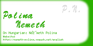 polina nemeth business card